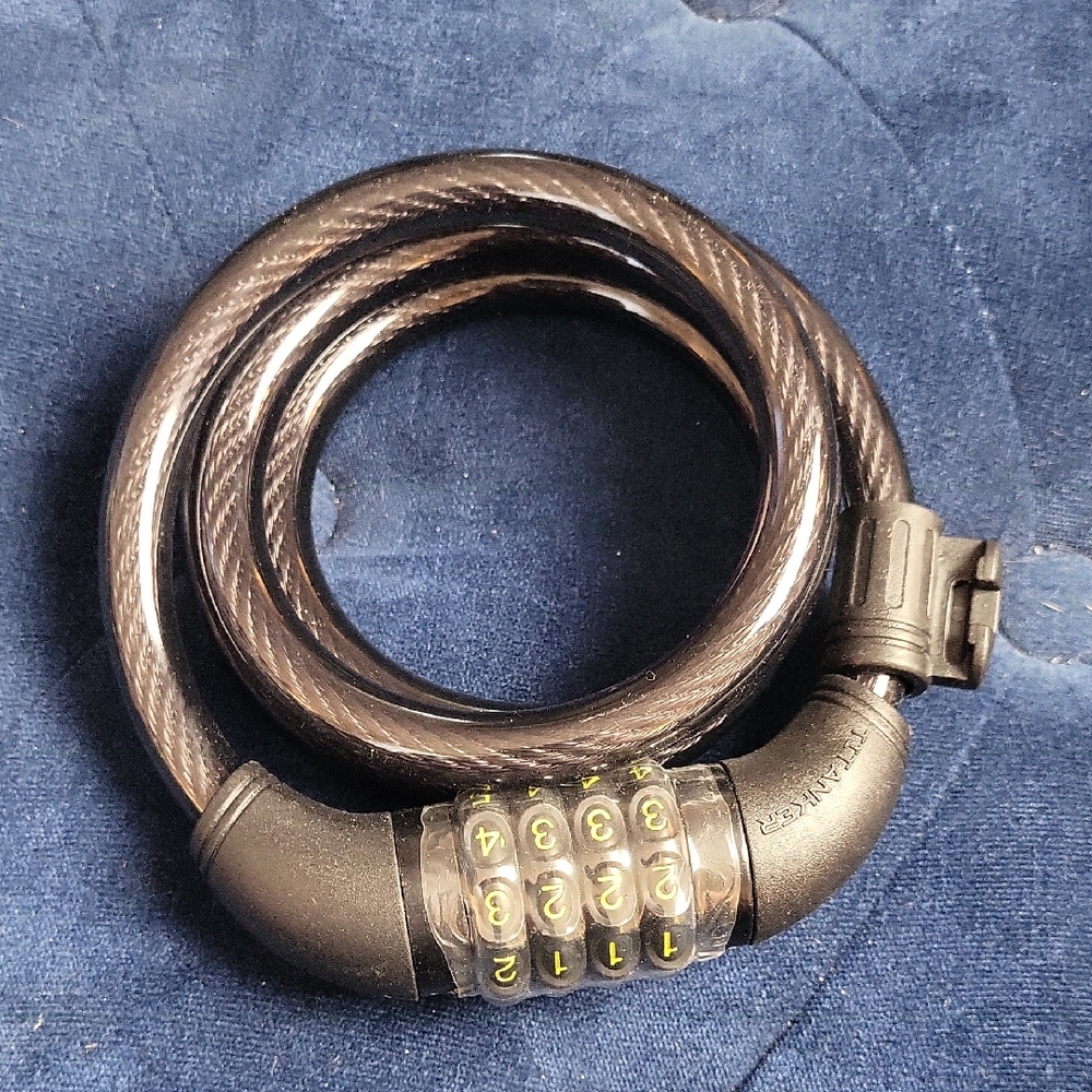 Titanker Cable Bike Lock 4 Ft Long